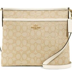 COACH Signature Jacquard Crossbody Bag - NEW